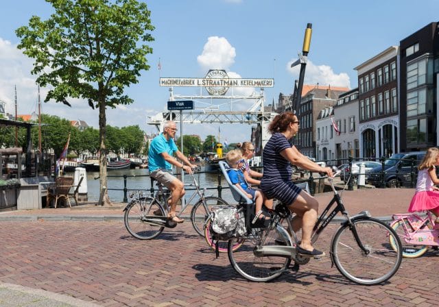 Fietsen Dok Straatman Roobrug havens Dordrecht