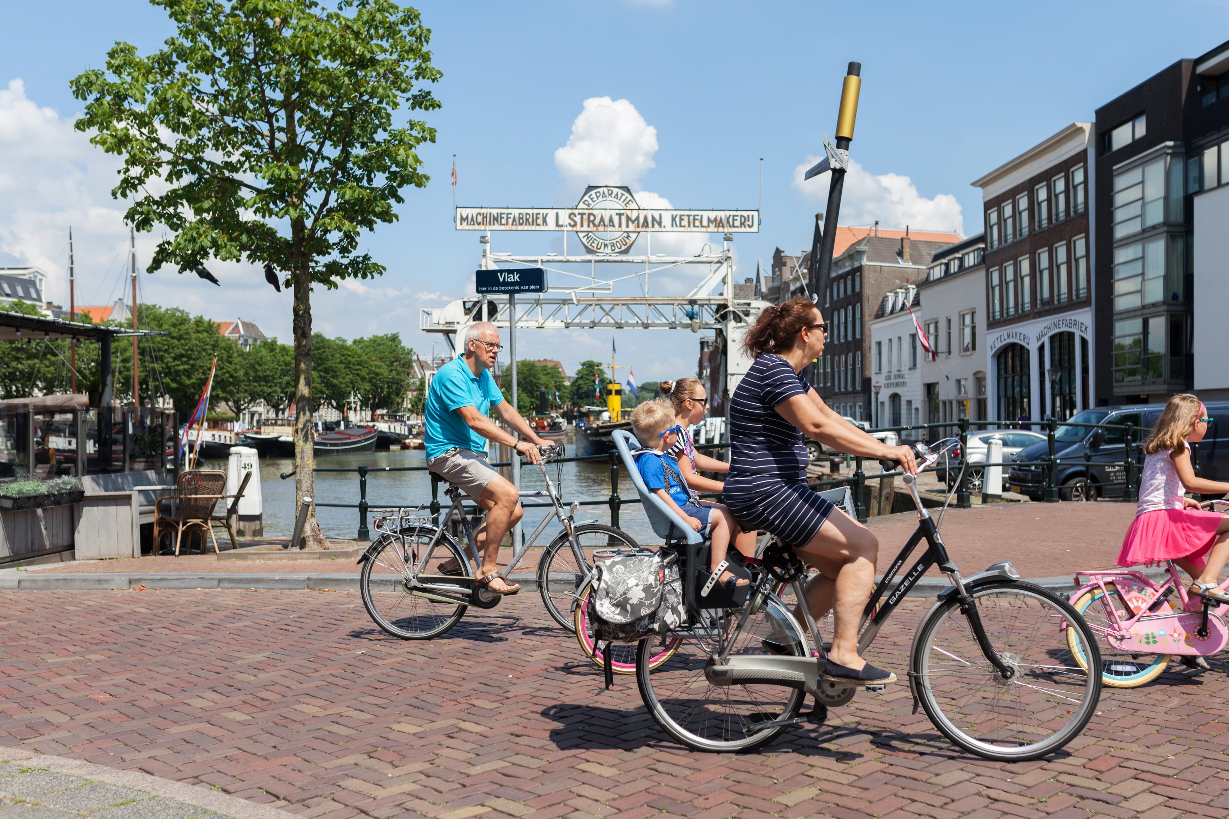 Fietsen Dok Straatman Roobrug havens Dordrecht