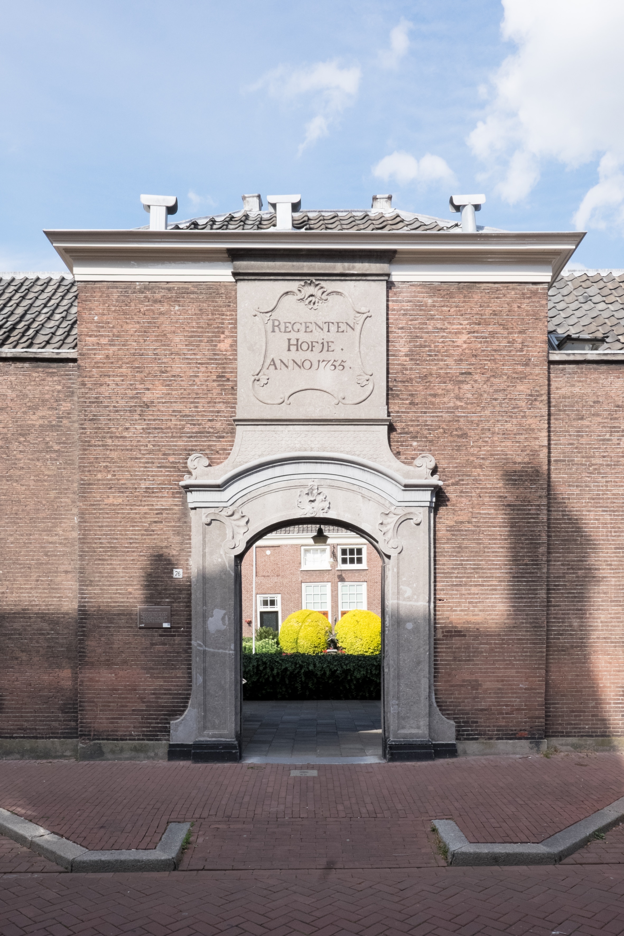 Regenten- of Lenghenhof Dordrecht - hofjesroute
