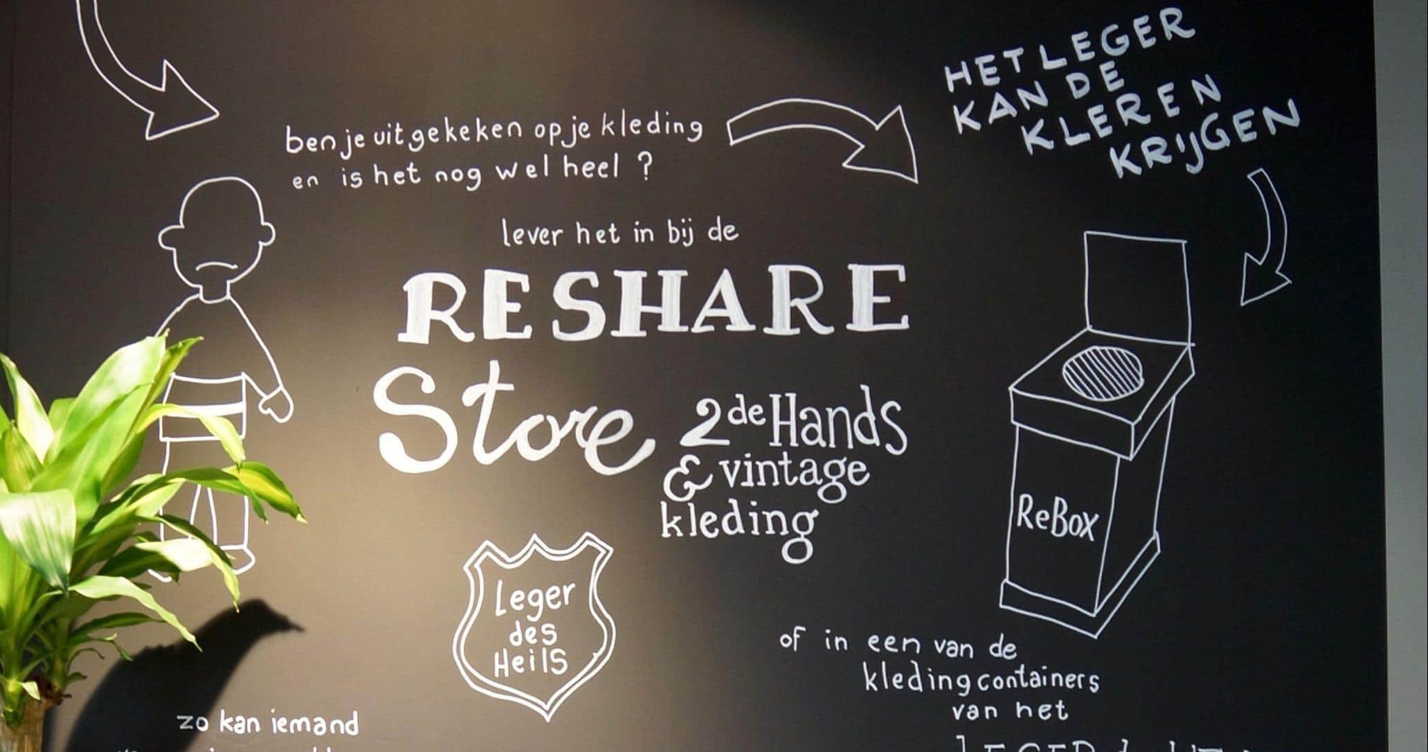 Reshare Store - Dordrecht - Voorstraat - tweedehands - kleding - vintage