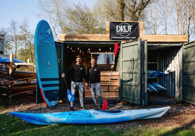 DRIJF Dordrecht sup kano's Biesbosch Stayokay
