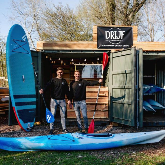 DRIJF Dordrecht sup kano's Biesbosch Stayokay