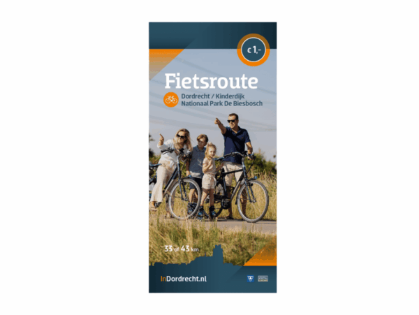 VVV Dordrecht Fietsroute Dordrecht / Kinderdijk