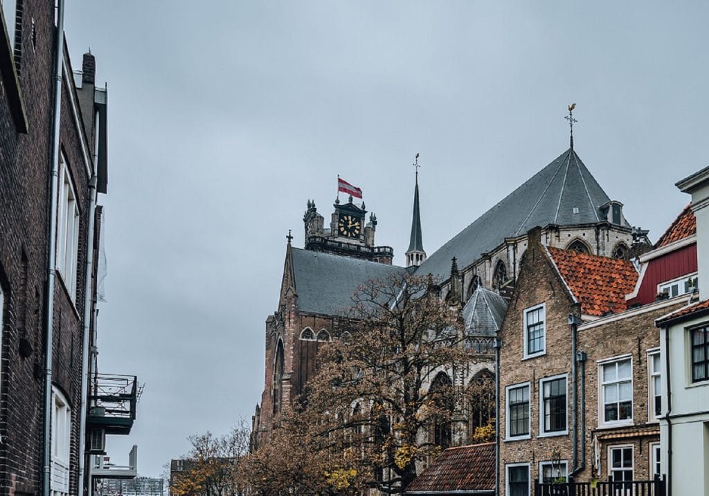 Dordtse vlag grote kerk jumbotron