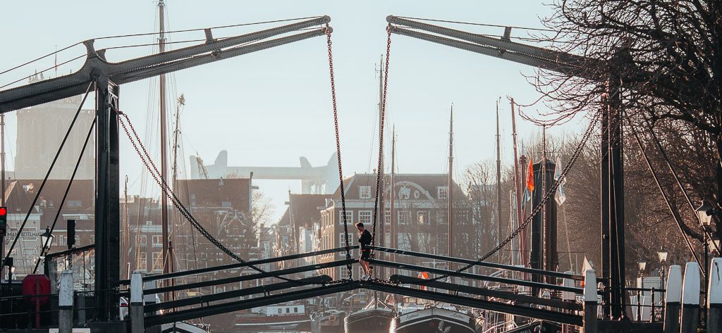 Damiatebrug Dordrecht centrum