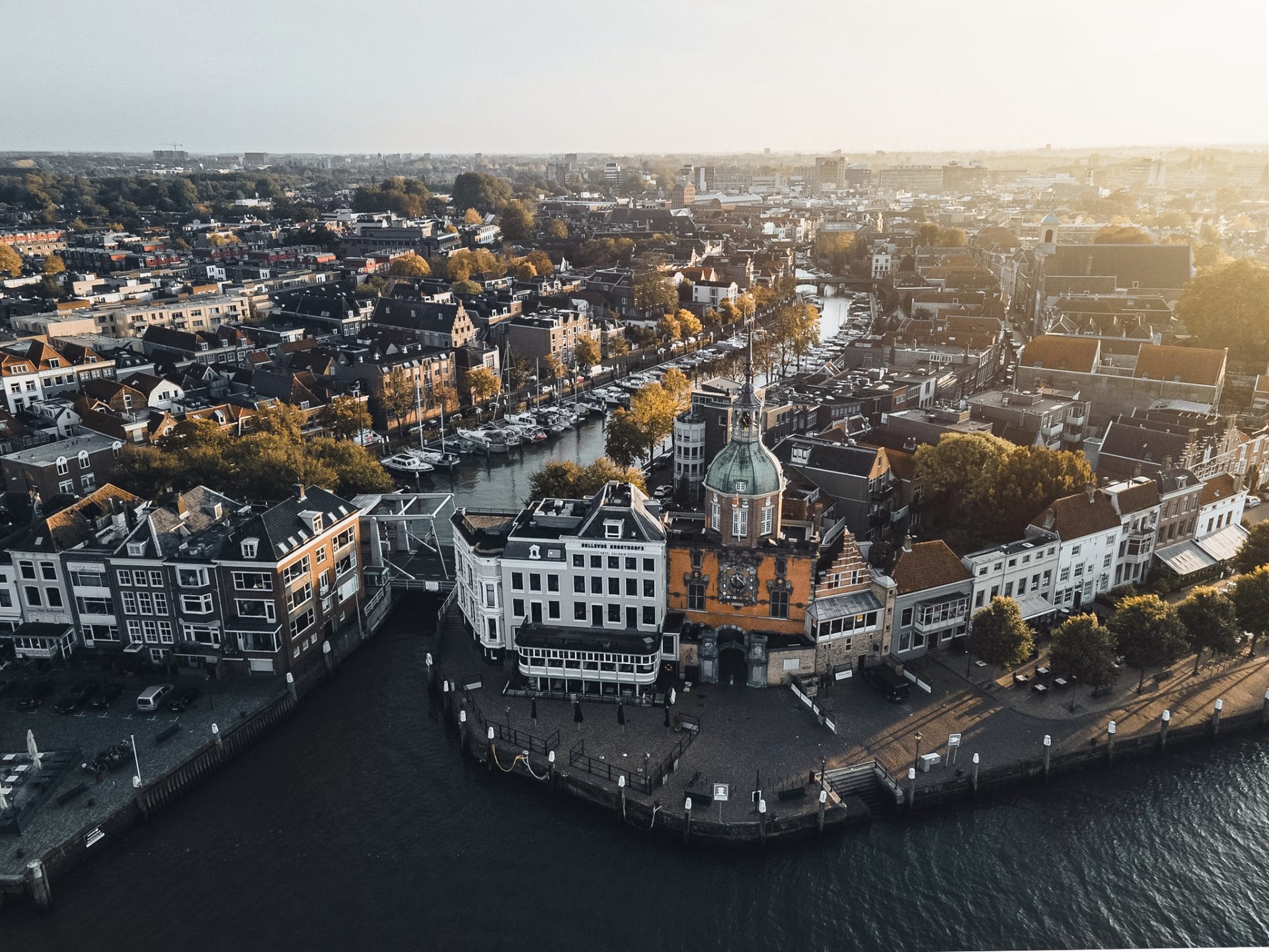 Dordrecht Groothoofd luchtfoto