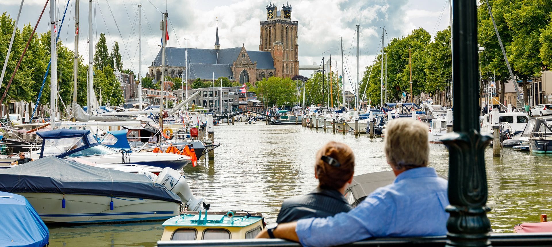 Stedentrip Nederland Uitzicht Grote Kerk Dordrecht