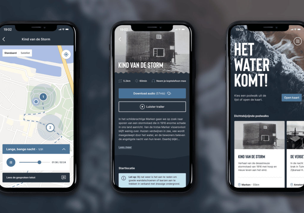 Podwalk App Het Water Komt Dordrecht