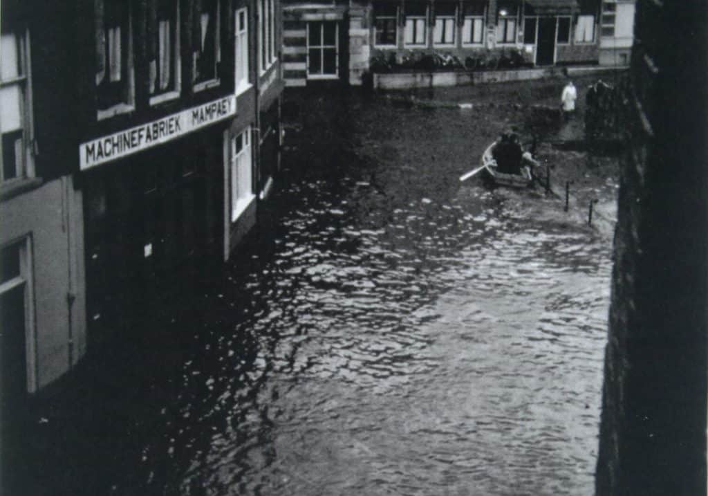 Watersnoodramp Wijnstraat geschiedenis centrum Dordrecht