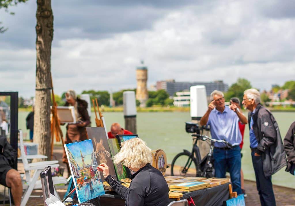 Kunsthoofd 2023 evenementen kunst markt schilderkunst Groothoofd Dordrecht (1)