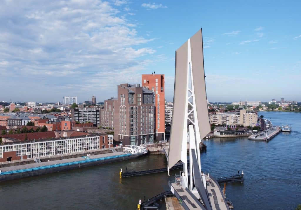 Stadswerven Prins Clausbrug drierivierenpunt Dordrecht