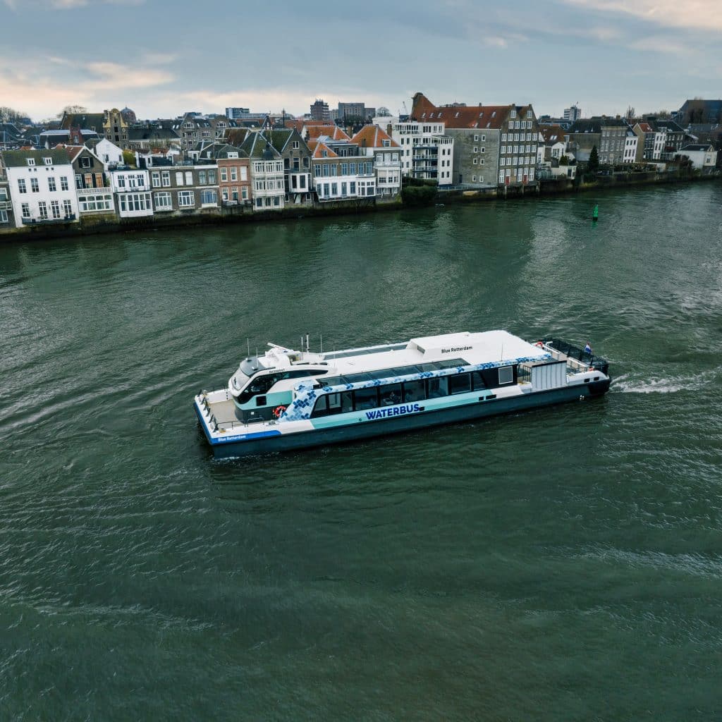 Waterbus vervoer bereikbaarheid skyline Dordrecht