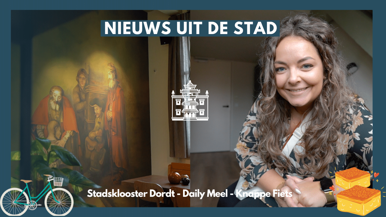 Dordt vlogt nieuws uit de stad Stadsklooster Dordt Daily Meel Knappe Fiets miniatuur