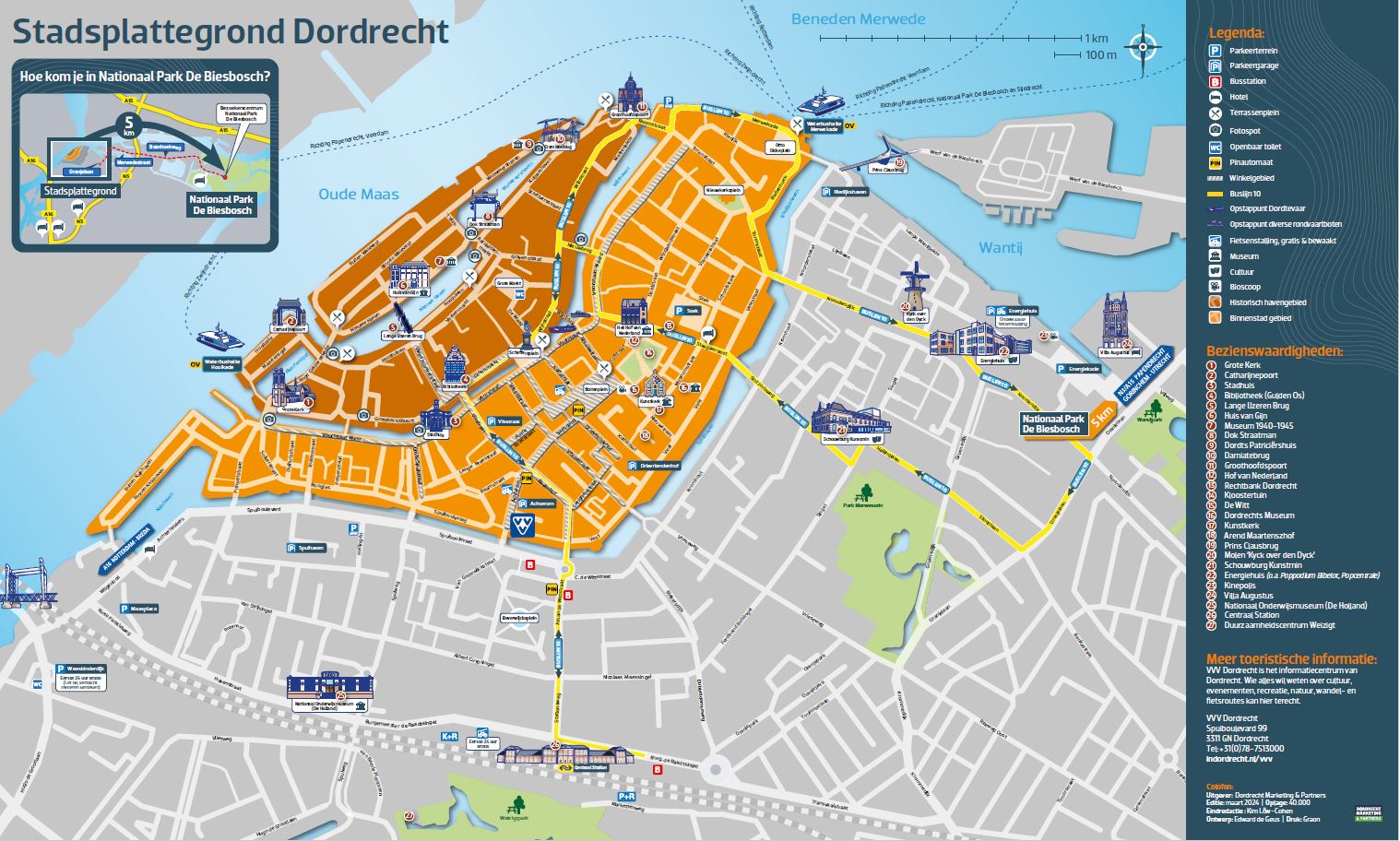 JPG Stadsplattegrond Dordrecht