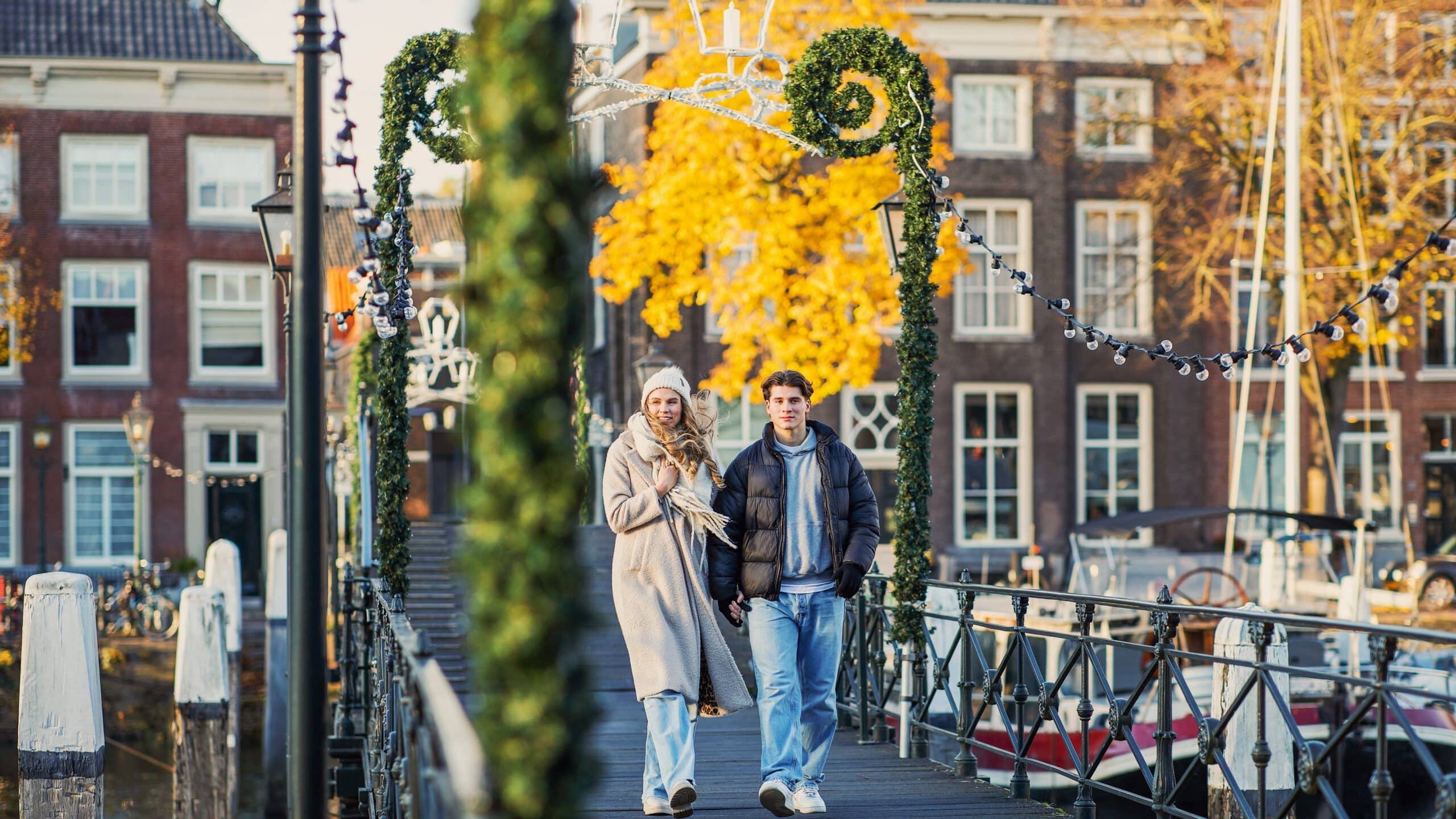 Winterwandeling Lange Ijzeren brug wandelen havens centrum winter Dordrecht (2)