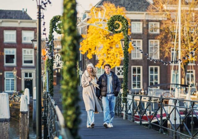 Winterwandeling Lange Ijzeren brug wandelen havens centrum winter Dordrecht (2)