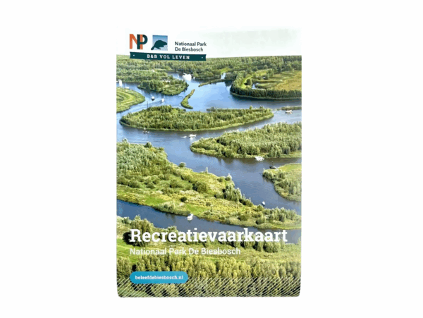 VVV Dordrecht Recreatievaarkaart Nationaal Park de Biesbosch