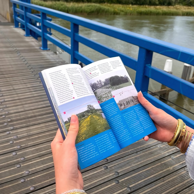 Wandelen buiten de binnenstad van Dordrecht