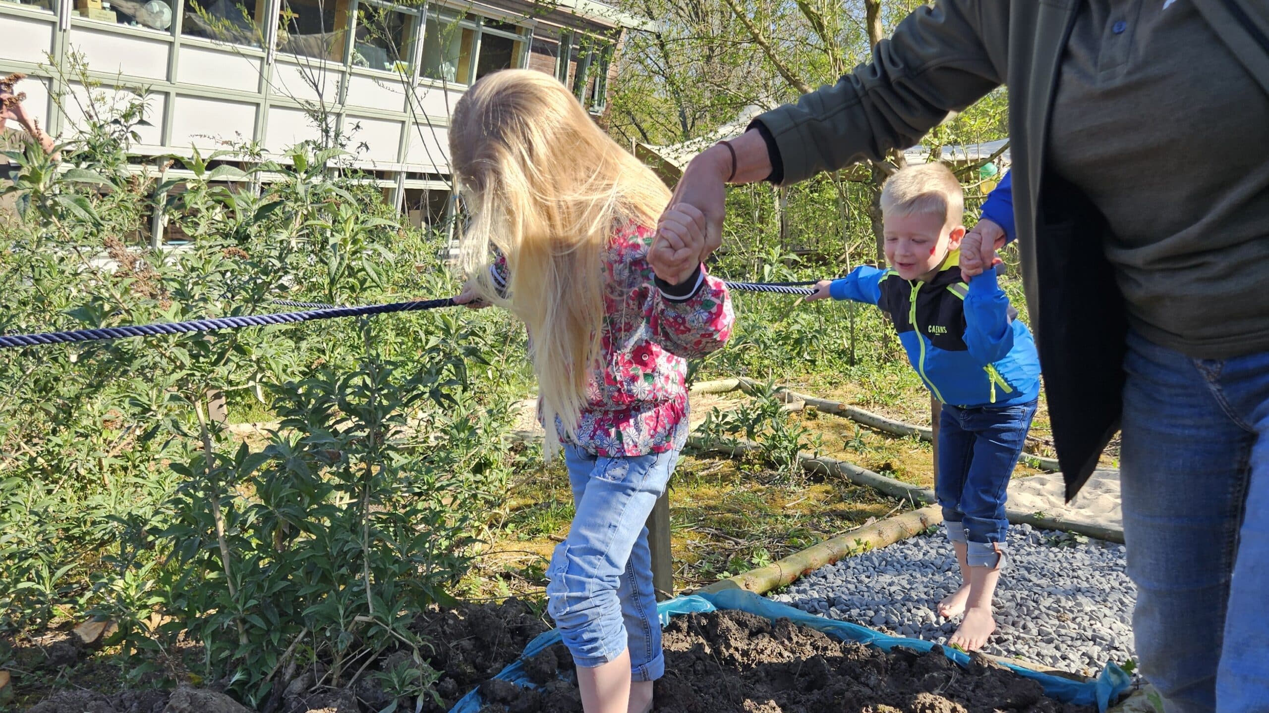 Biesboschcentrum blotevoetenpad kinderen kids natuur Dordrecht