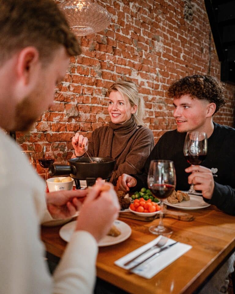 De Crimp eten drinken kaasfondue winter centrum Dordrecht