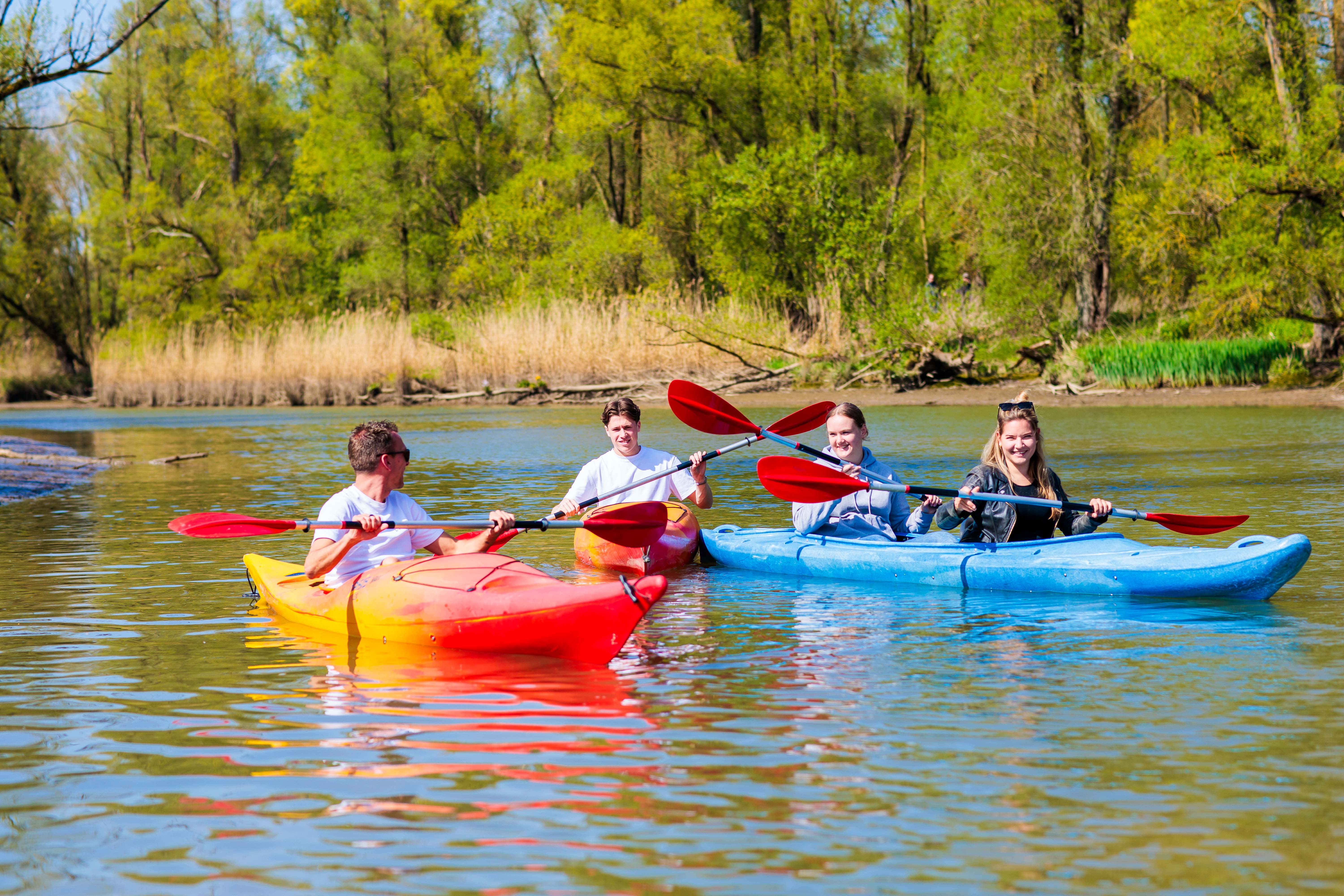 DRIJF kano jongeren natuur water activiteit Biesbosch Dordrecht 2