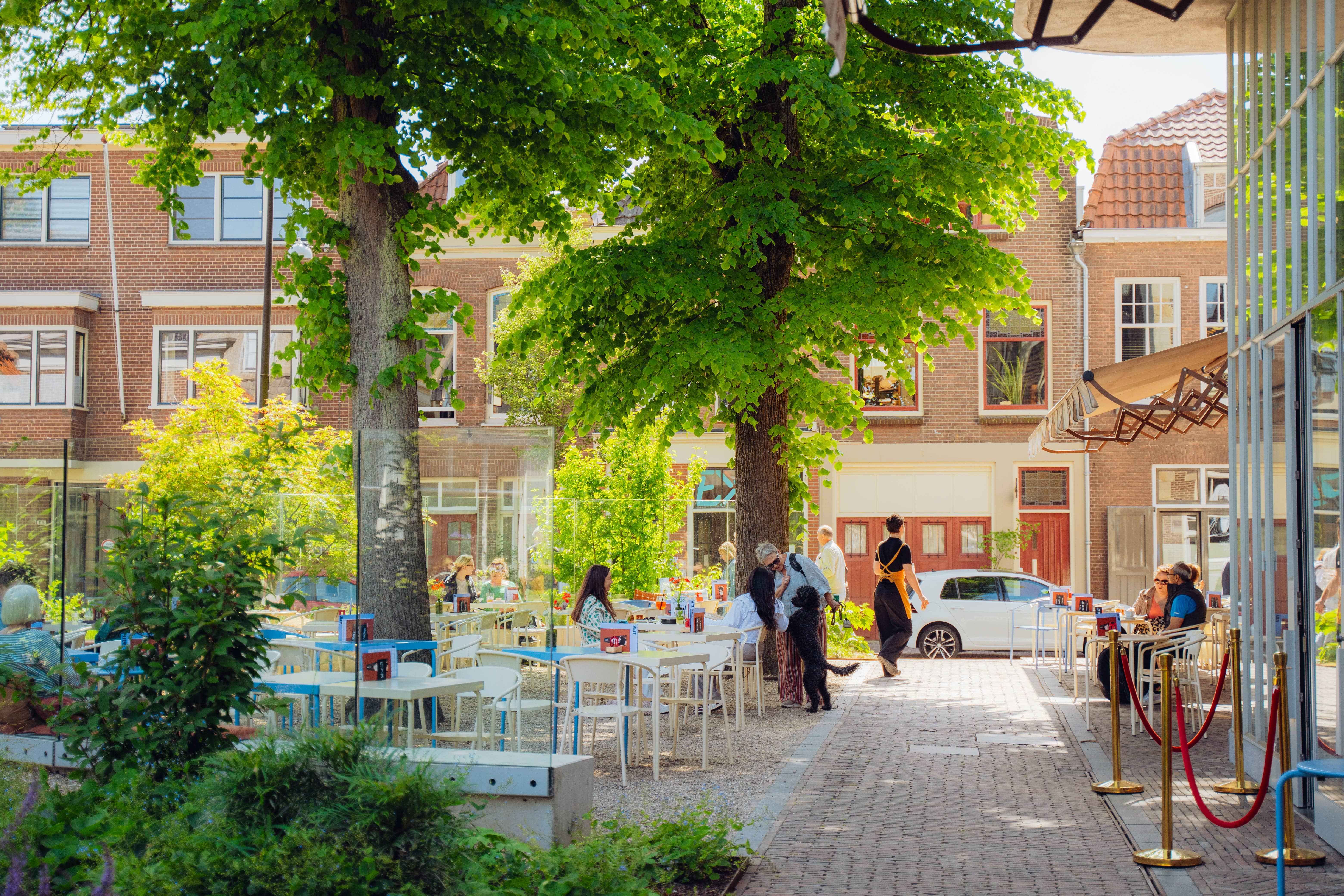 De Witt eten drinken terras vriendinnen centrum Dordrecht lente (3)
