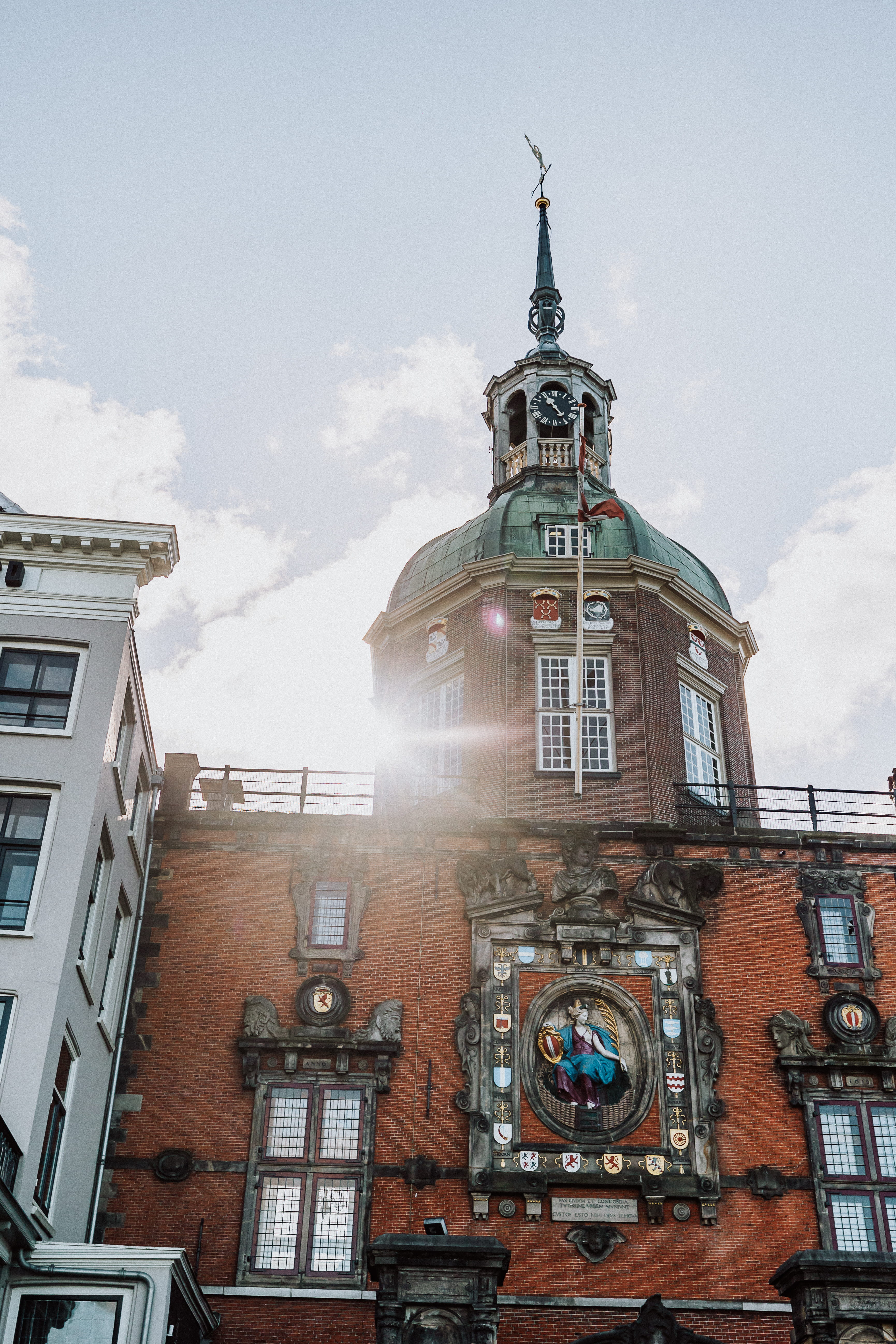 Groothoofdspoort highlight zon Dordrecht