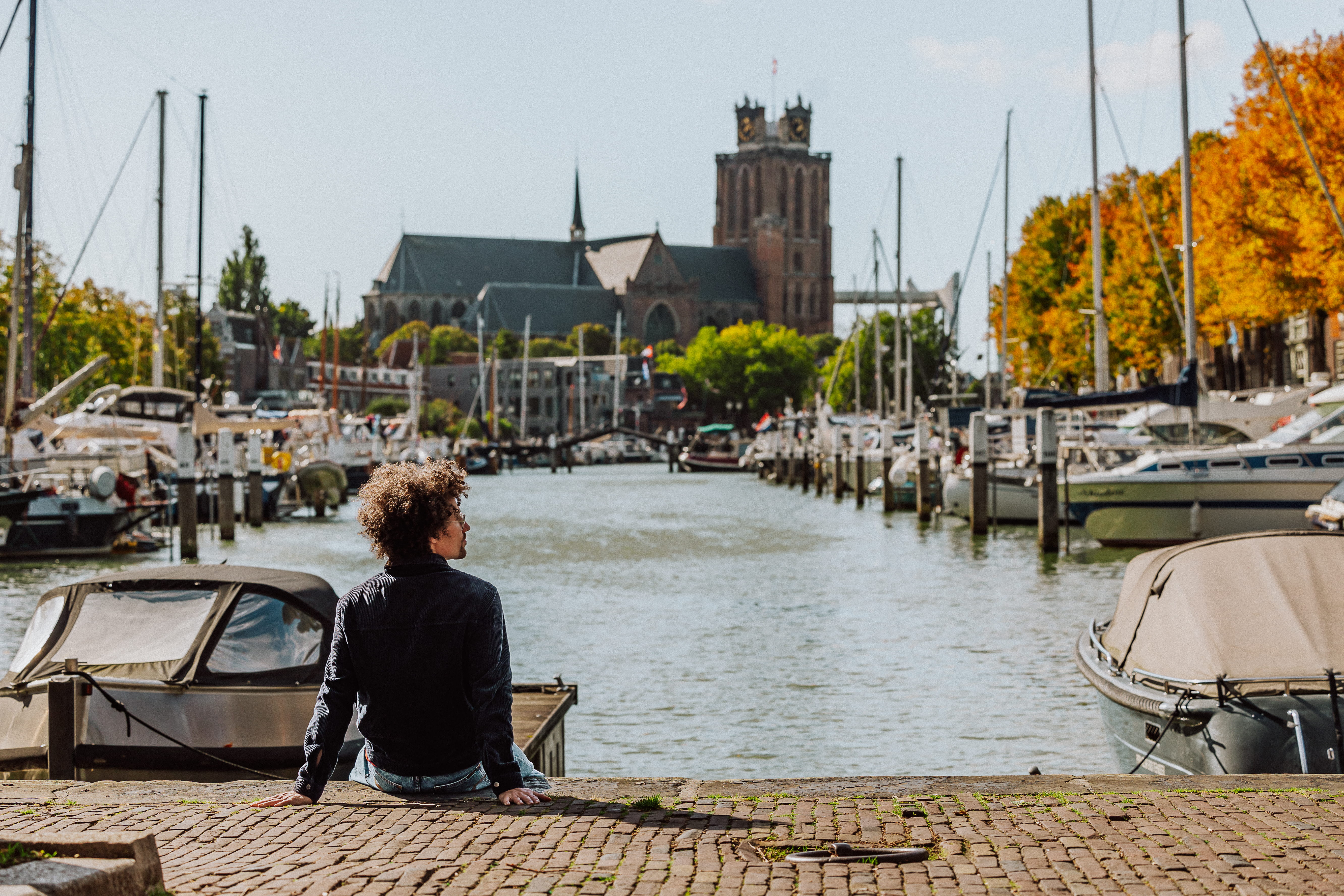 Grote Kerk Nieuwe Haven herfst Dordrecht (2)