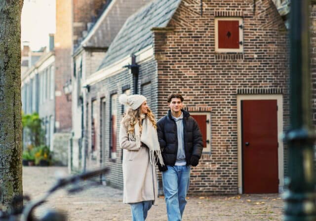 Grote Kerk Pottenkade wandelen centrum winter Dordrecht (1)