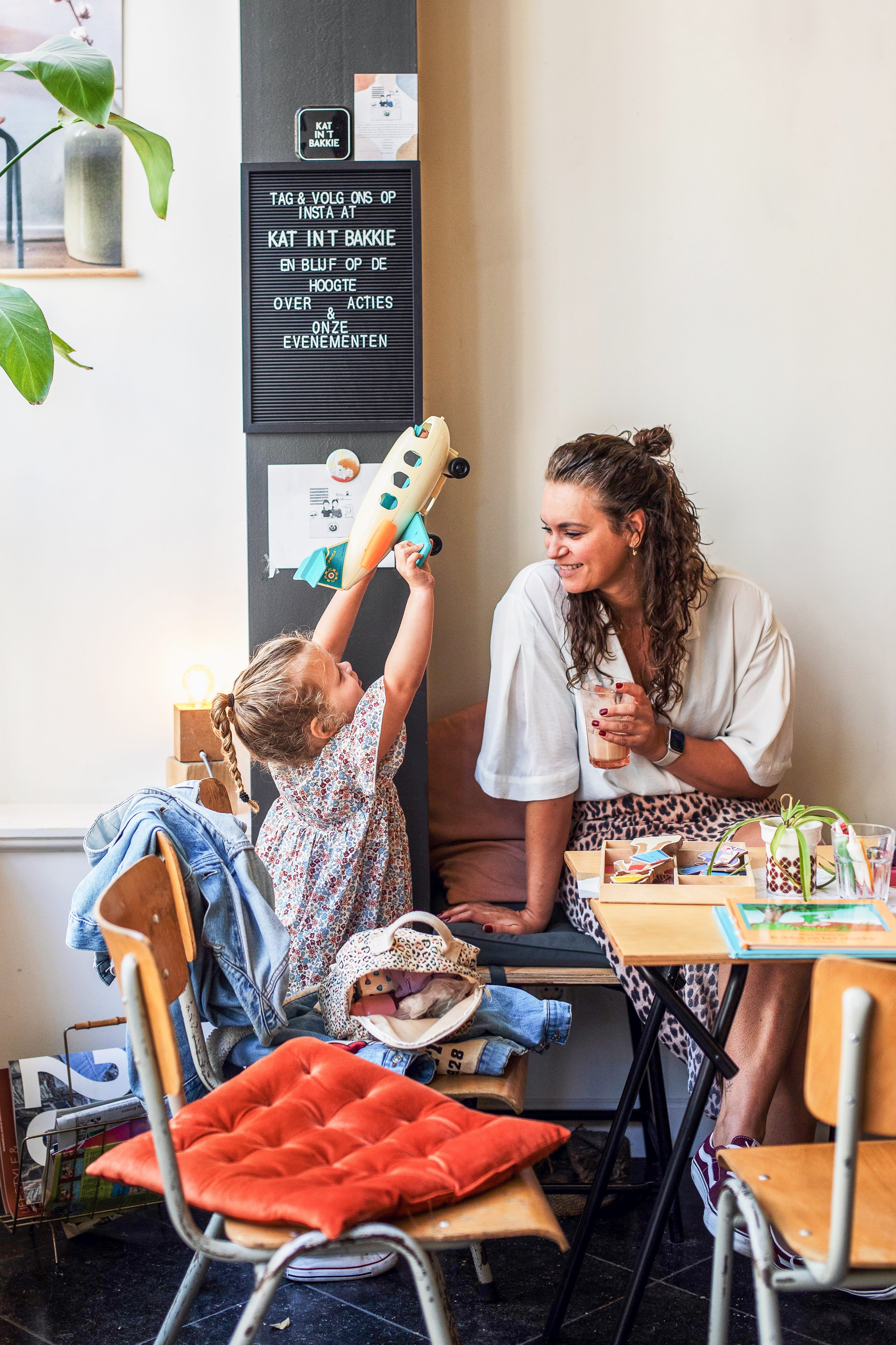 Kat in 't Bakkie eten drinken kids kinderen Dordrecht
