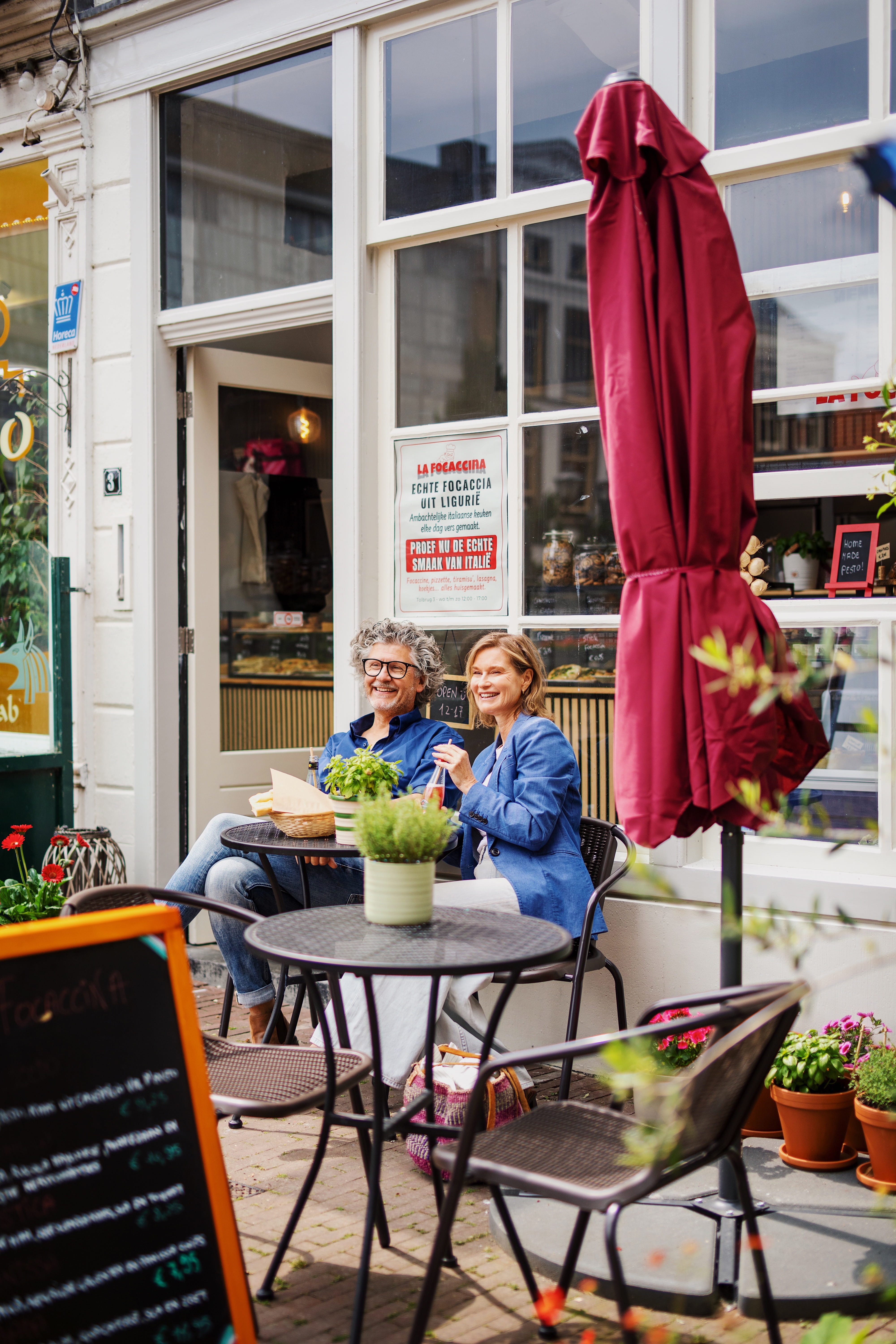 La Focaccina eten drinken terras zomer centrum Dordrecht