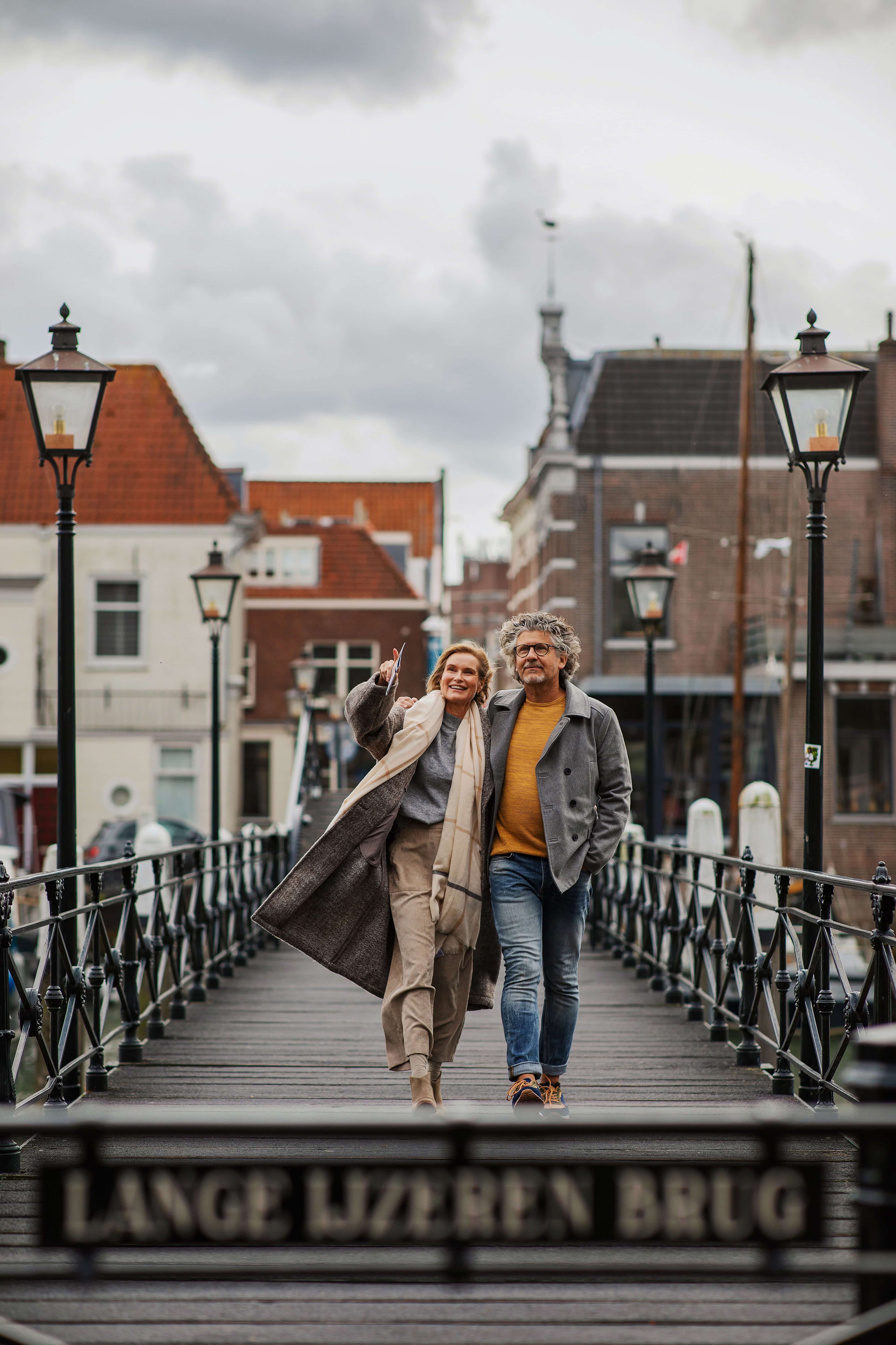 Lange Ijzeren Brug wandelen Kunstrondje Dordt herfst Dordrecht