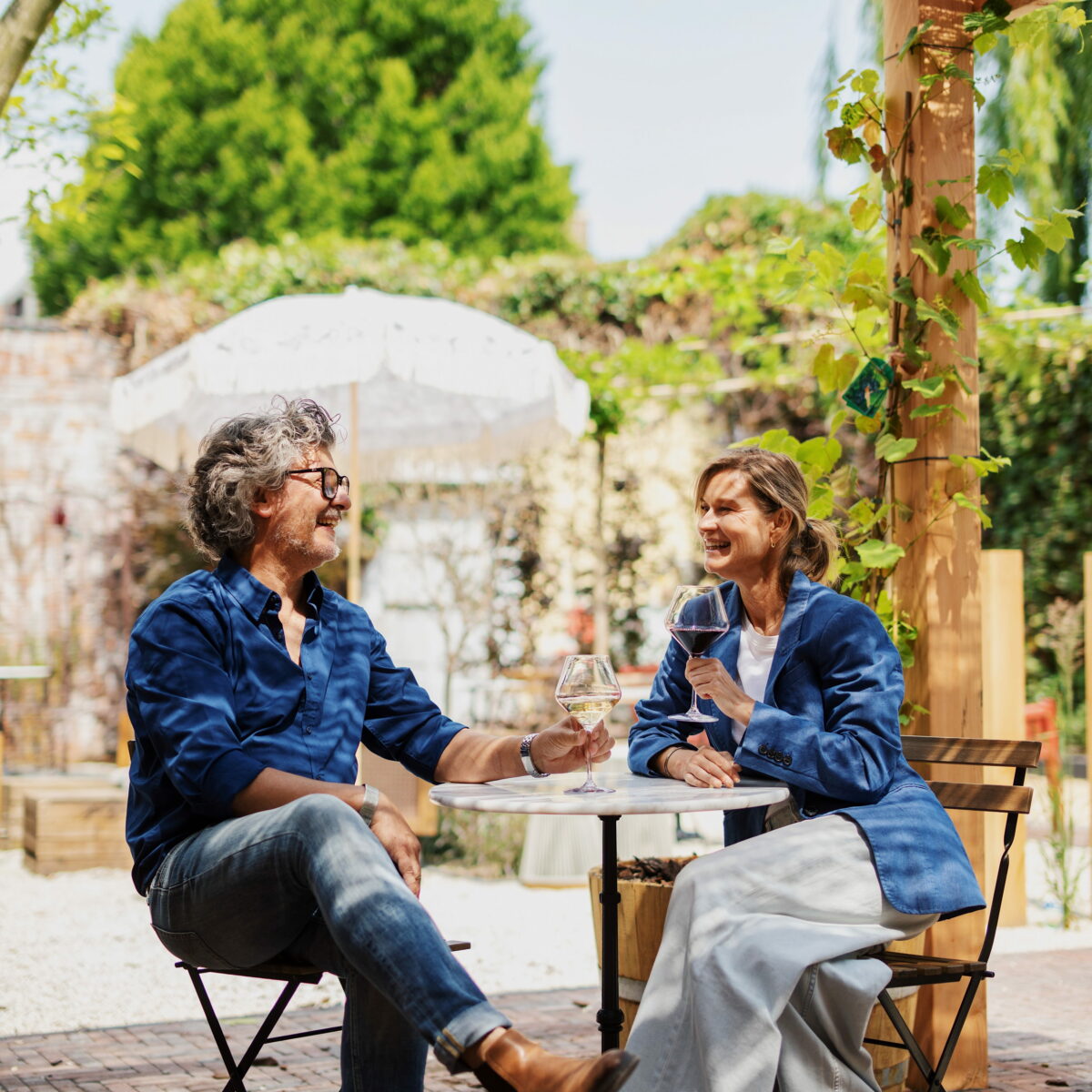 L'archiviste restaurant tuin verborgen stadstuin terras lente zomer centrum Dordrecht