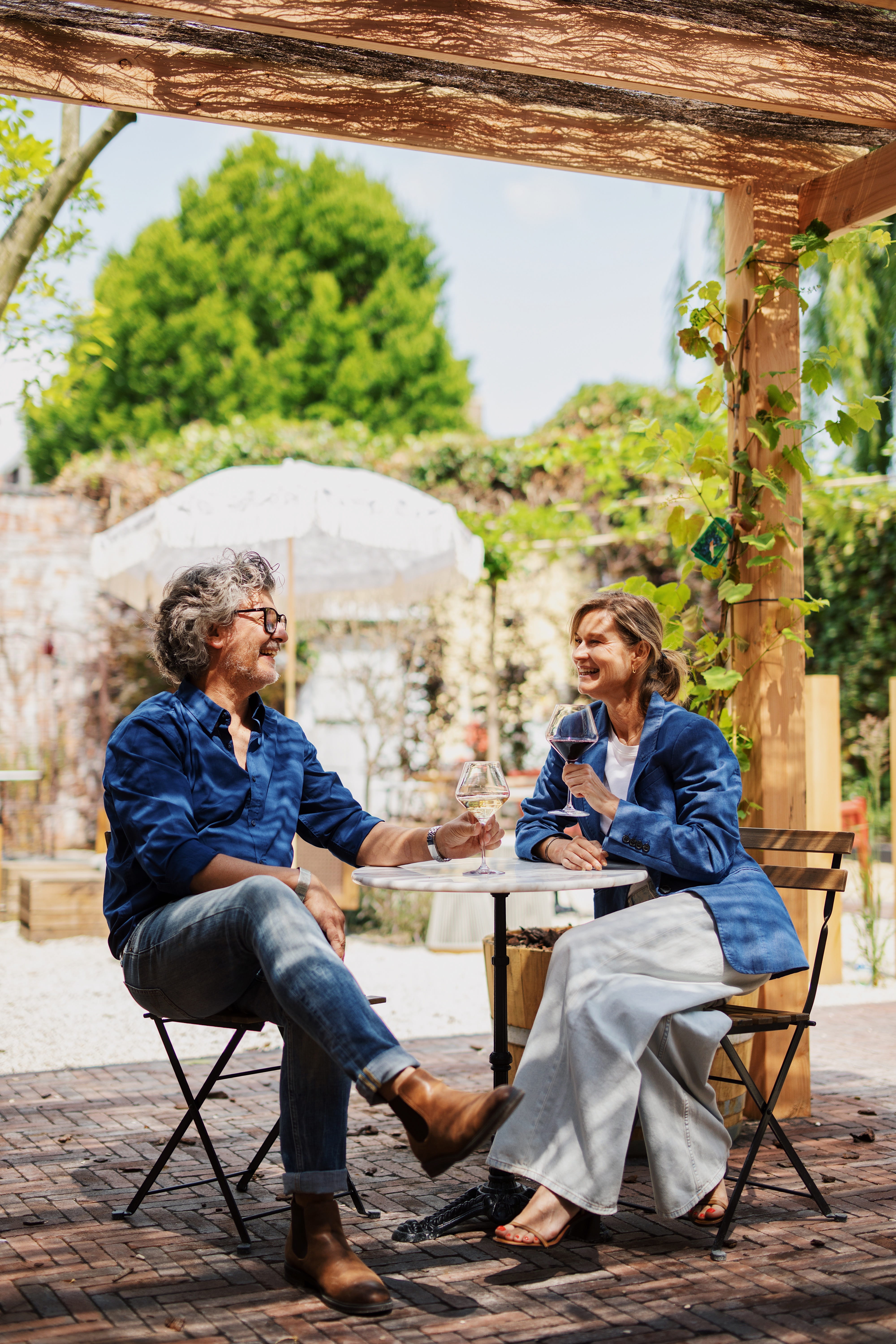 L'archiviste restaurant tuin verborgen stadstuin terras lente zomer centrum Dordrecht