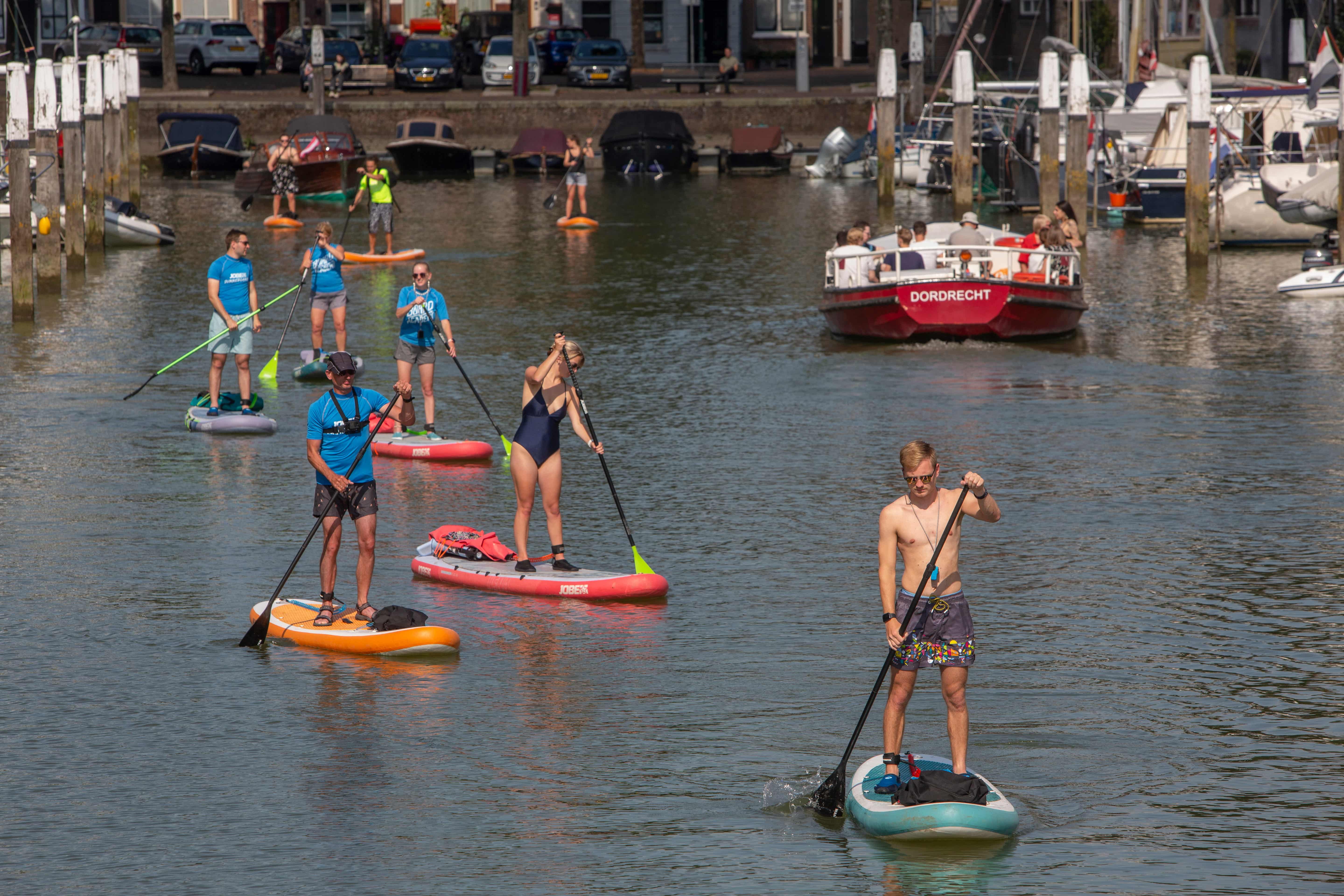 Sup activiteit Nieuwe Haven Dordtevaar rondvaart historische havens zomer Dordrecht