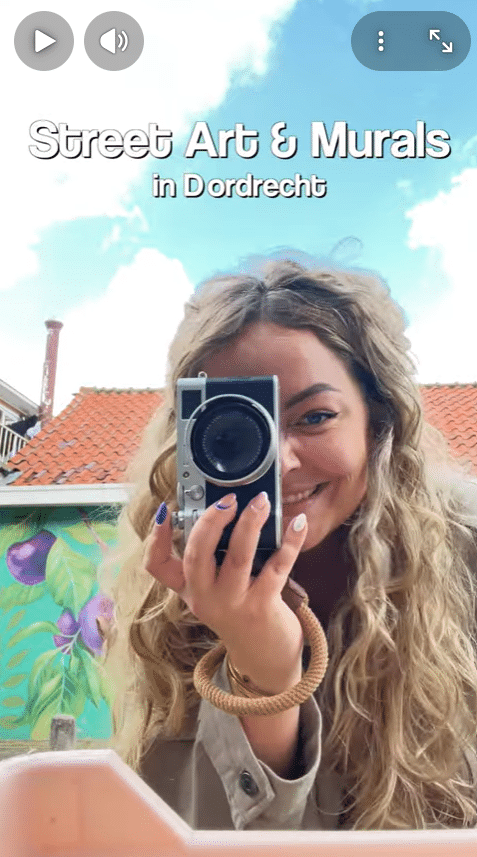 Thumbnail streetart tour fietsen video britt