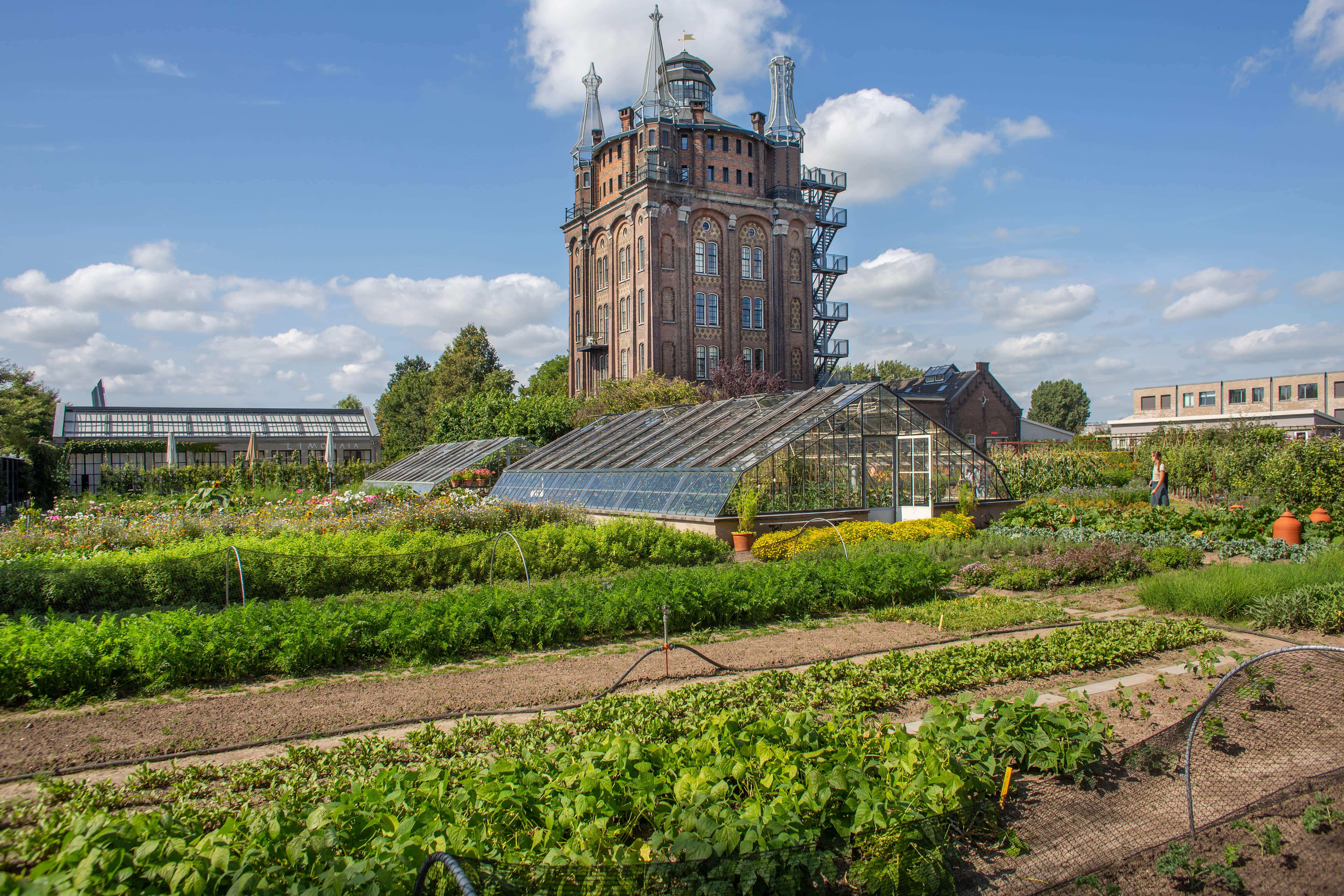 Villa Augustus hotel tuin zomer Dordrecht