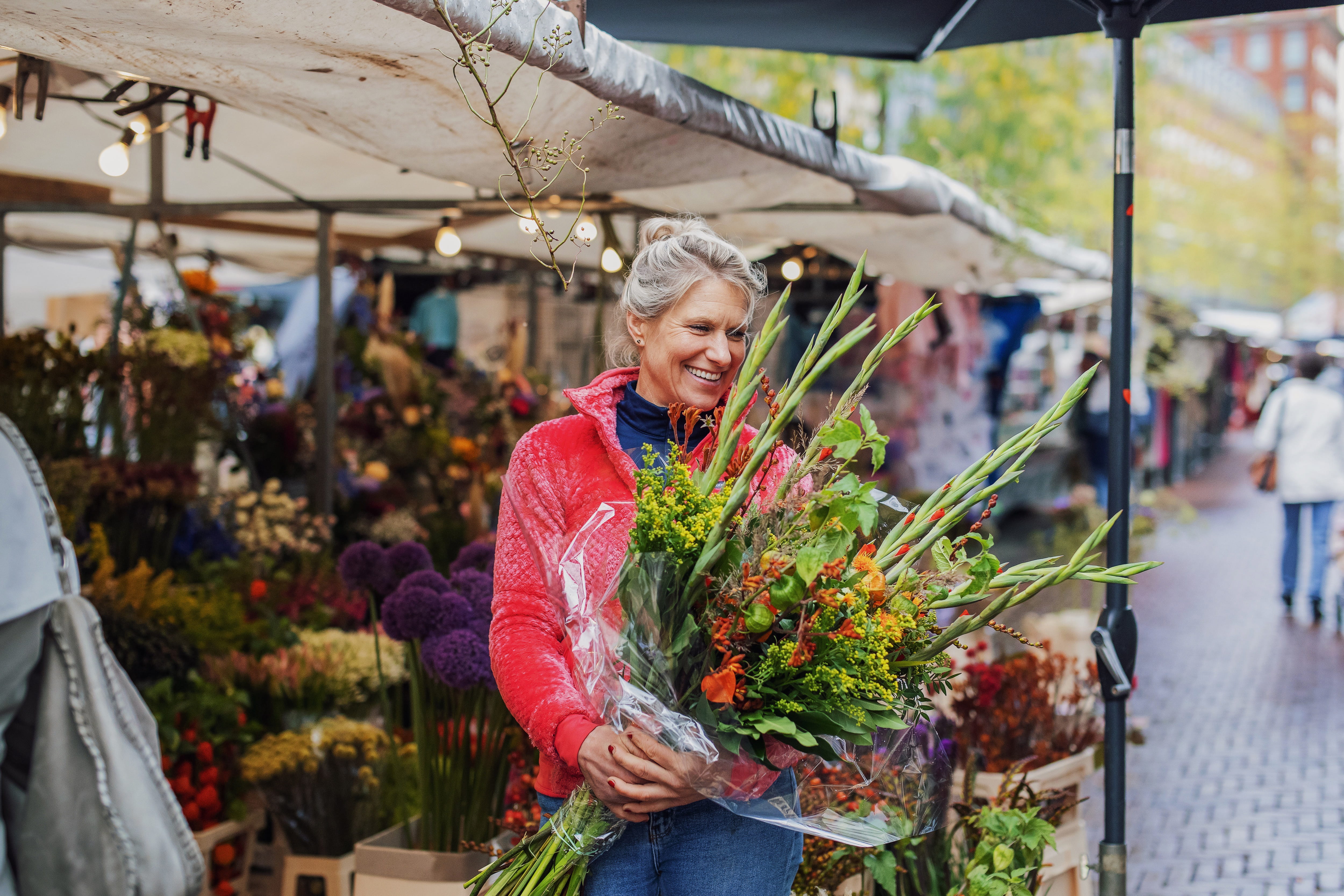 Weekmarkt fleurica bloemen winkelen Sarisgang centrum Dordrecht