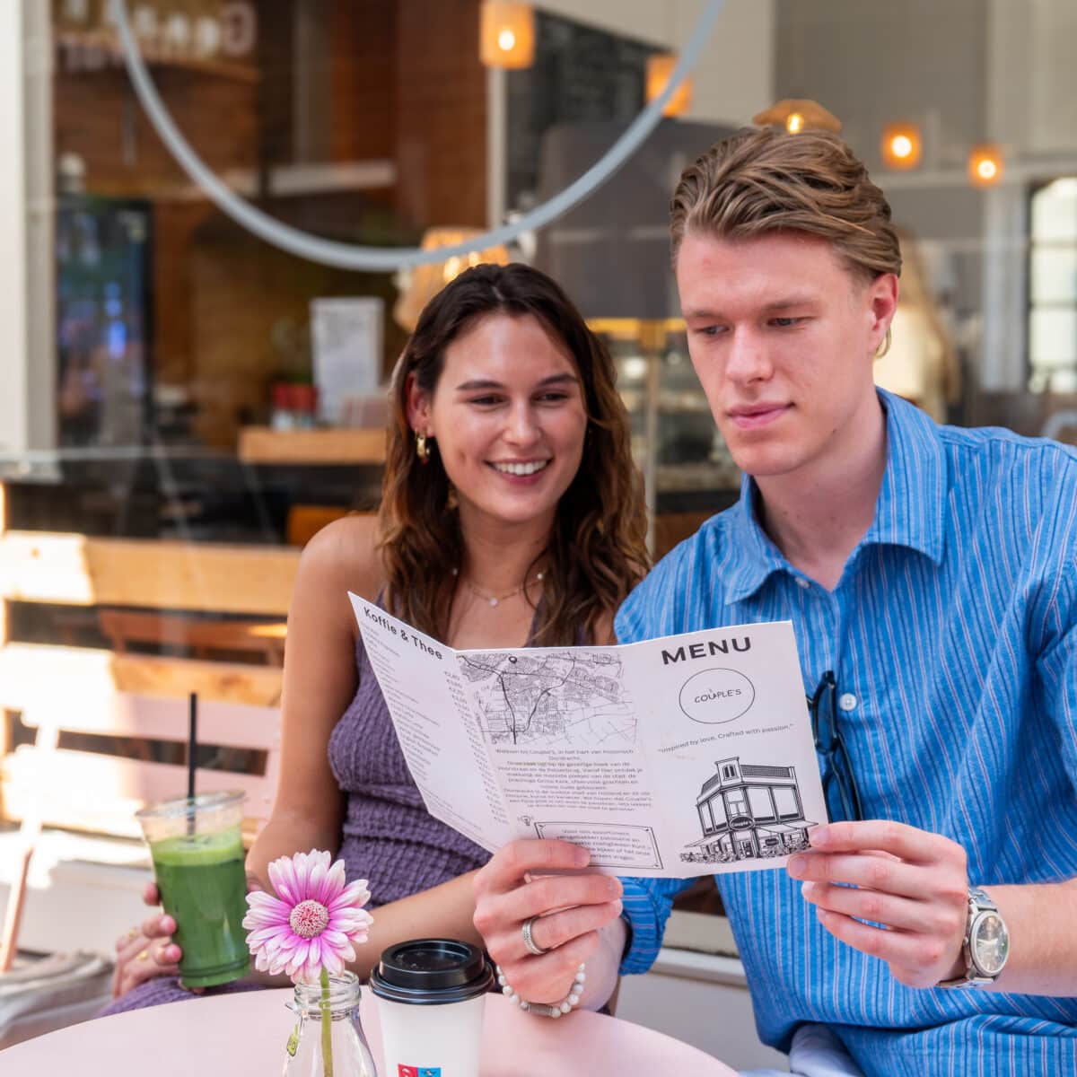 Couple's Cafe: coffee, terrace, couples, food, drinks, summer, downtown Dordrecht